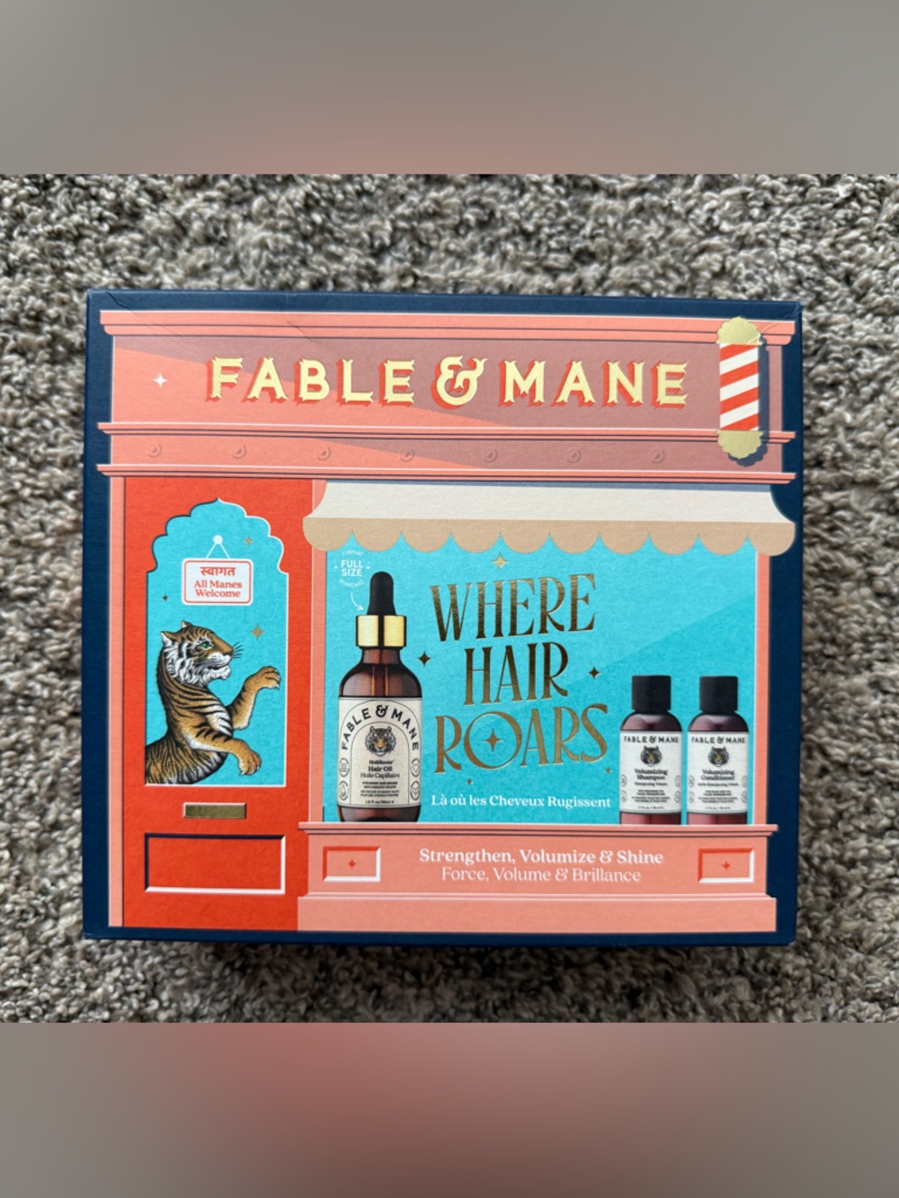 NEW Fable & Mane Where Hair Roars Kit